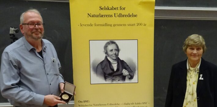 H.C.Ørsted Medalje til Ole Bakander