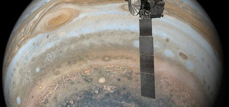 Jupiter og dens måner. Hvad har Juno missionen lært os?