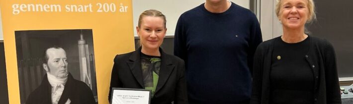 Uddeling af Kirstine Meyers Mindelegats 2025 til astrofysiker Sarah Pearson